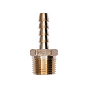 Brass Hose Barb 1/4" To Male Pipe 3/8" Adapter