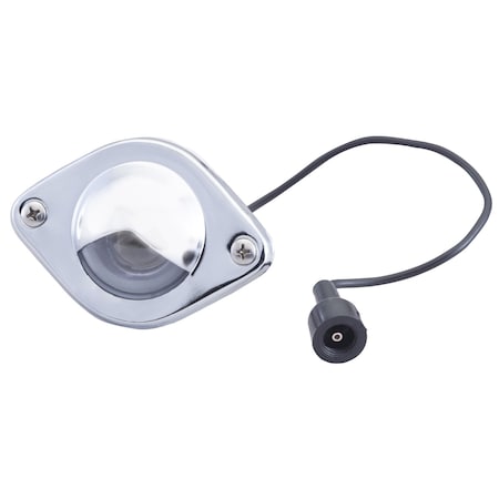 Courtesy Lamp,Chrome-Plated,Clear
