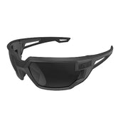 Type-X, Safety Glasses, Anti-Fog & Anti-Scratch, Smoke Lens, Gray Frame, Full-Frame