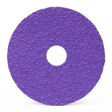 Fiber Disc,Ceramic,36 Grit,Purple