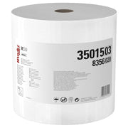 WypAll General Clean X50 Cleaning Cloths (35015), Strong For Extended Use, Jumbo Roll, White