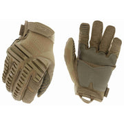 Tactical Gloves, Synthetic Leather Palm, 7 in Length, Hook-and-Loop Cuff, Full Finger, Tan, Size S