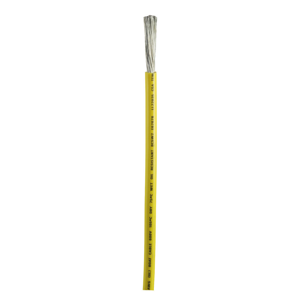 Yellow 4 AWG Battery Cable - Sold By The Foot