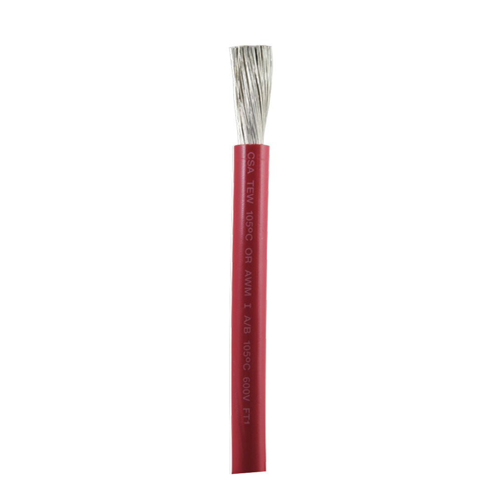 Red 1/0 AWG Battery Cable - Sold By The Foot