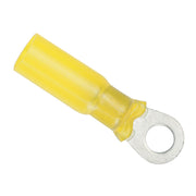 12-10 Gauge - 3/8" Heat Shrink Ring Terminal - 100-Pack