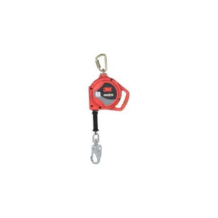 PROTECTA(R) Self Retracting Lifeline, 33 ft Length, Swivel Snap Hook, Steel, 1 Leg(s)