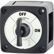 6005200 Battery Switch Single Circuit ON-OFF - Black