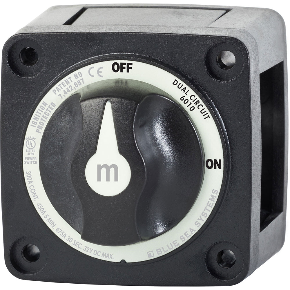 6010200 Battery Switch Dual Circuit - Black