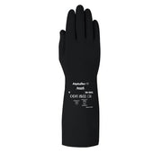 AlphaTec(R) 38-001 Chemical Resistant Gloves, Butyl, 14 in L, 14 mil, Black, 8, 1 PR
