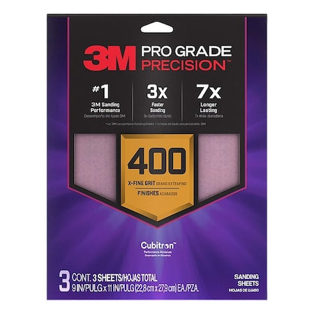 Sanding Sheet,Coated,Ceramic,Film,PK3