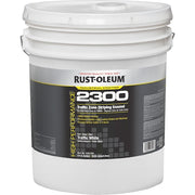 Traffic Zone Striping Paint, 5 gal., White, Water -Based