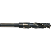 1-13/64 HSS 118 Degree Split Point S&D Drill 1/2 In Reduced 3-Flatted Shank Style 1877 Cle-Line Black&Gold