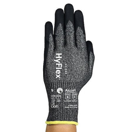 Cut-Resistant Gloves, Cut Level A7 ,Nitrile ,Ansell Grip Technology ,M 1 PR