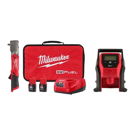 M12 FUEL Impact Wrench Kit+ M12 Inflator