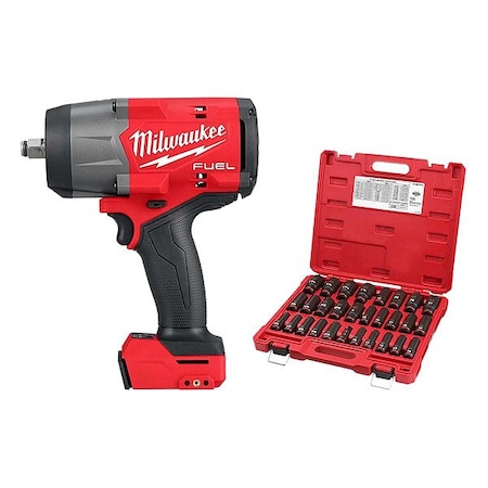 Impact Wrench Kit, 18 V DC, Square