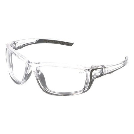 Swagger (SR4), Safety Glasses, Anti-Fog, Clear Lens, Clear Frame, Full-Frame, 1 PR