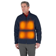 M12 Heated TOUGHSHELL Men's Jacket, Blue, Heats 3 to 12 Hours, 3 Outside Pockets, L