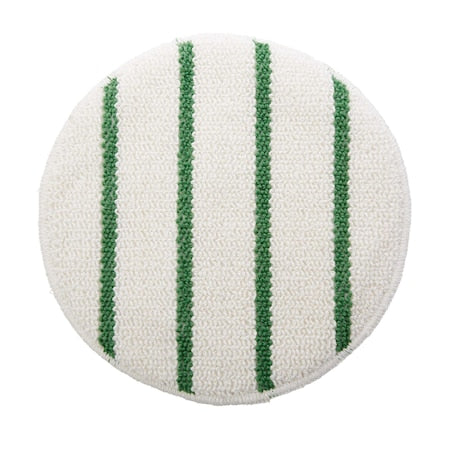 Carpet Bonnet with Green Stripes, 19"