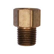 Brass Inverted Flare 1/4" To Male Pipe 1/8" Adapter