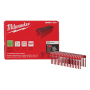 Insulated Cable Staples for M12 Cable Stapler, 1 in Ht, 3/4 in Wd, 14 ga, Steel, 600 PK