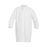 Lab Frock, ProShield(R), Serged, 39 3/4 in, White, 30 PK