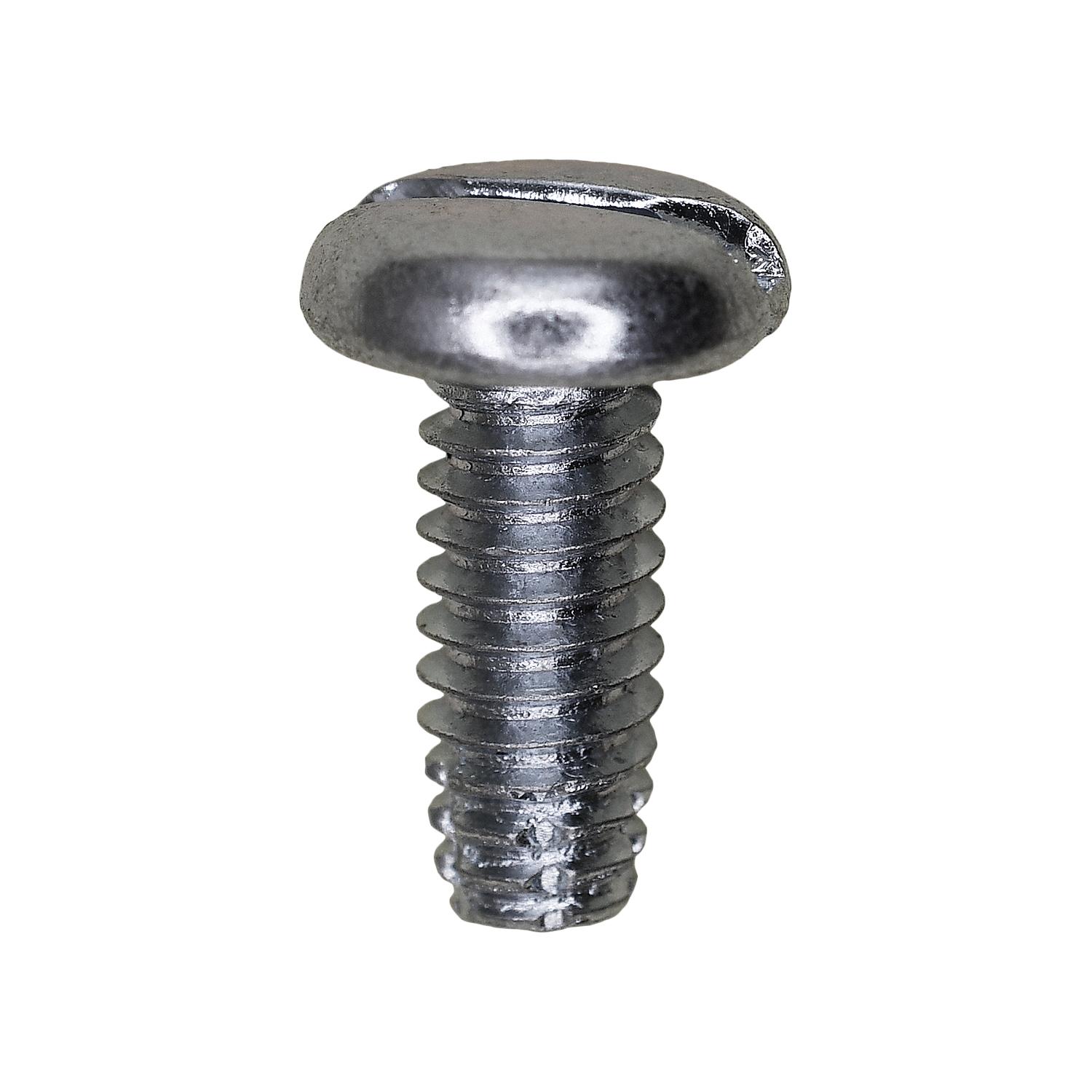 1/4"-20 x 5/8" Slotted Pan Head Type F Zinc Thread Cutting Screw