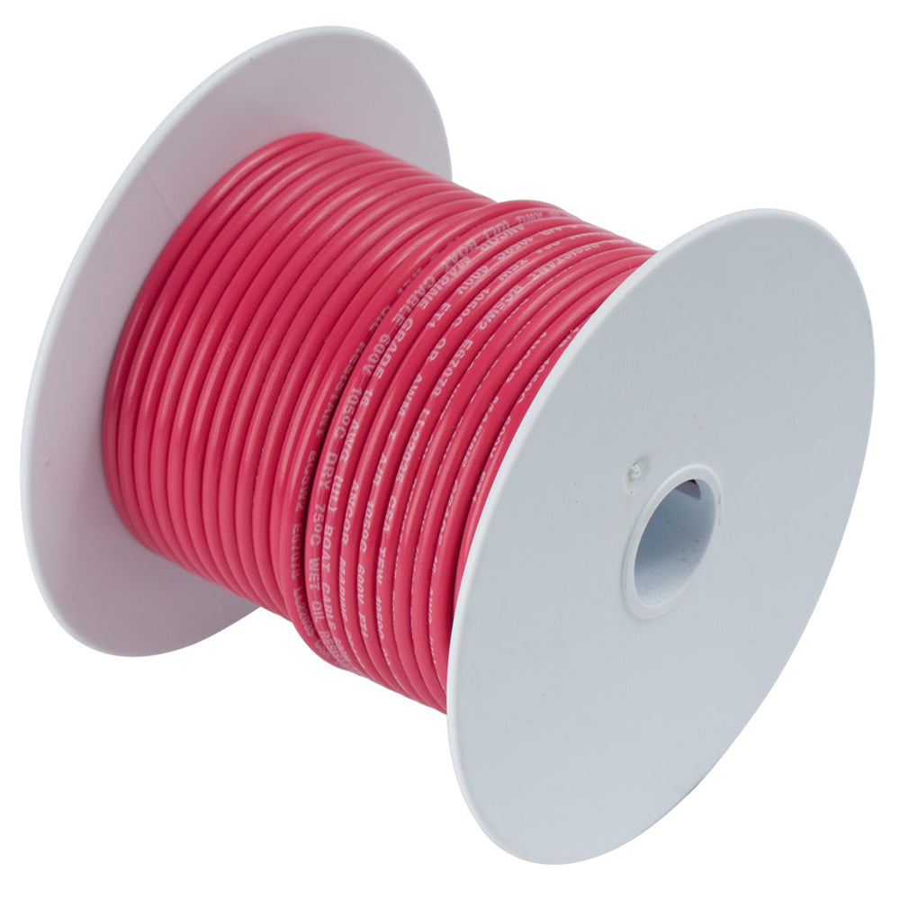 Red 2/0 AWG Tinned Copper Battery Cable - 50'