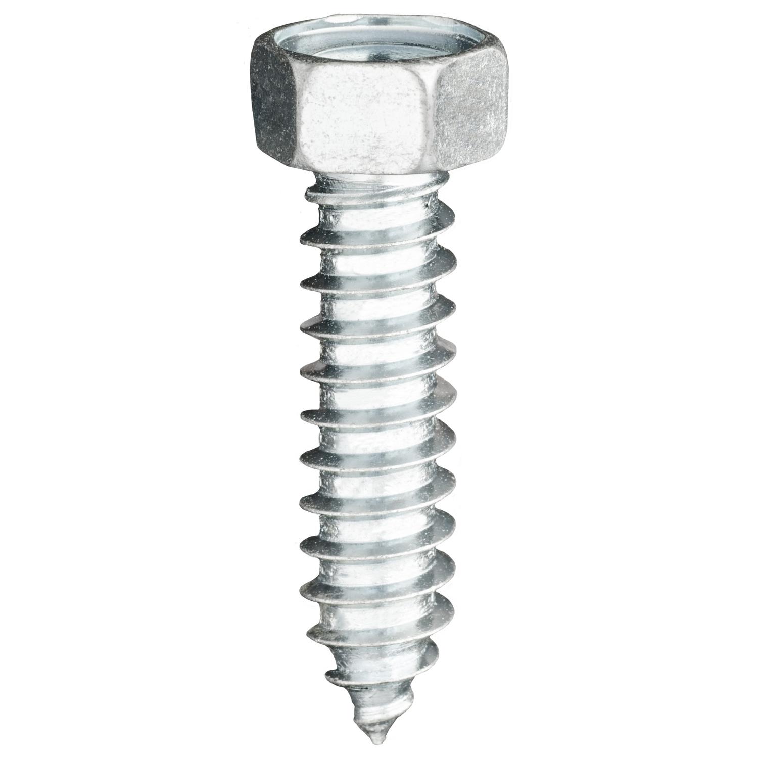3/8" x 1-1/2" Indented Hex Head 9/16" Af Tapping Screw Zinc