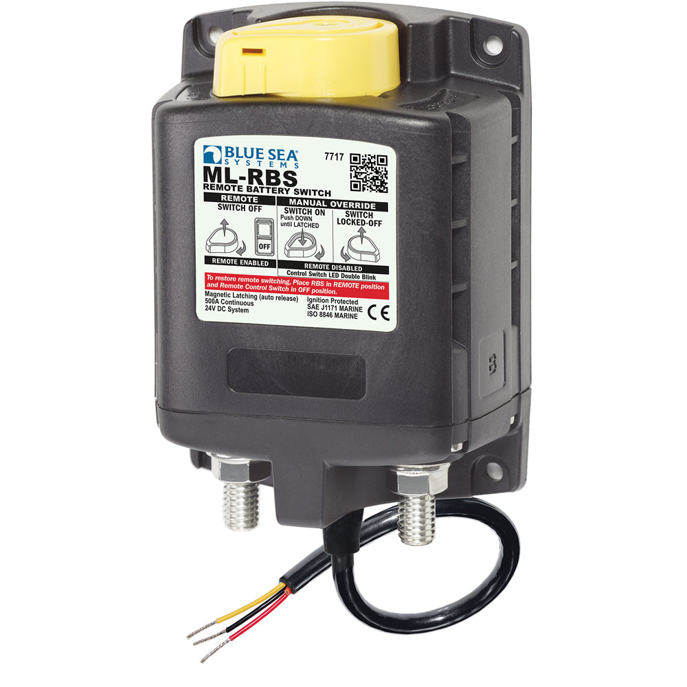 7717 ML-RBS Remote Battery Switch w/Manual Control Auto-Release - 24V