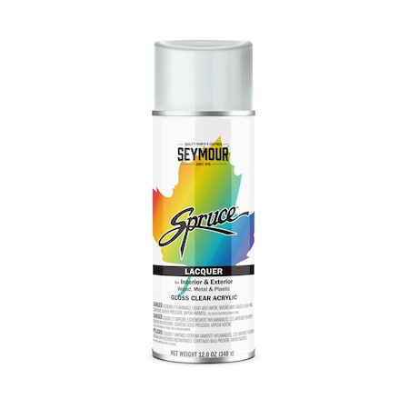 Seymour Spruce Lacquer, Gloss Clear (12oz)