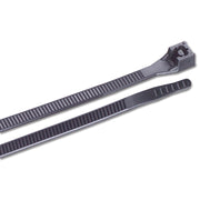 11" UV Black Standard Cable Zip Ties - 100 Pack