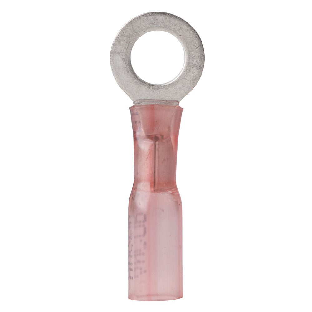 22-18 Gauge - 3/8" Heat Shrink Ring Terminal - 3-Pack