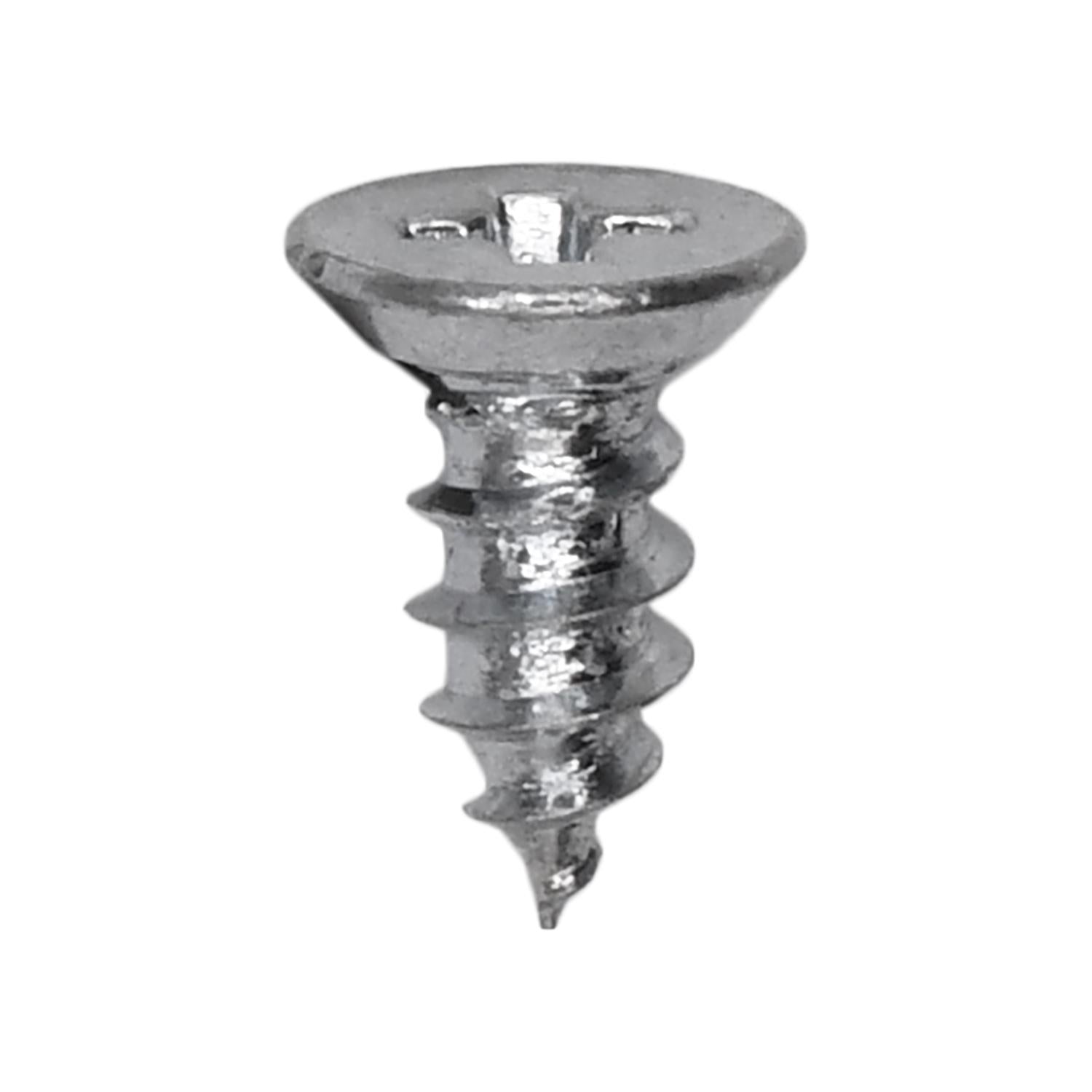 4 x 1/4" Phillips Flat Head Tapping Screw Zinc Ab
