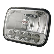 5" X 7", CLEAR, LED, HI/LO BEAM HEADLAM