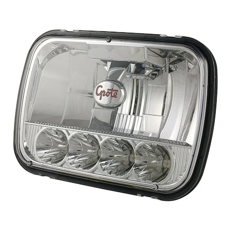 5" X 7", CLEAR, LED, HI/LO BEAM HEADLAM