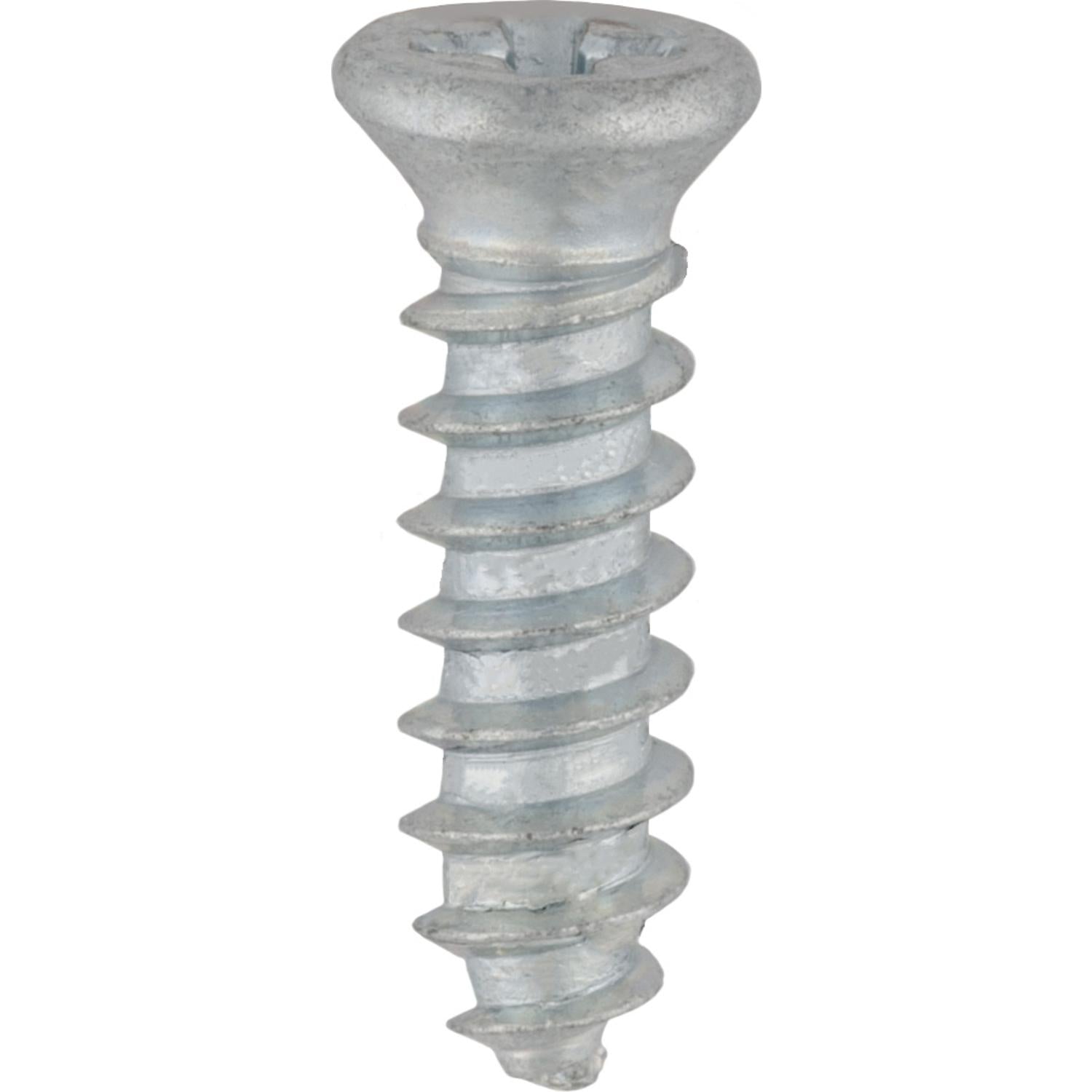 6 x 1/2" Phillips Flat Head Tapping Screw with Number 4 Head Ab