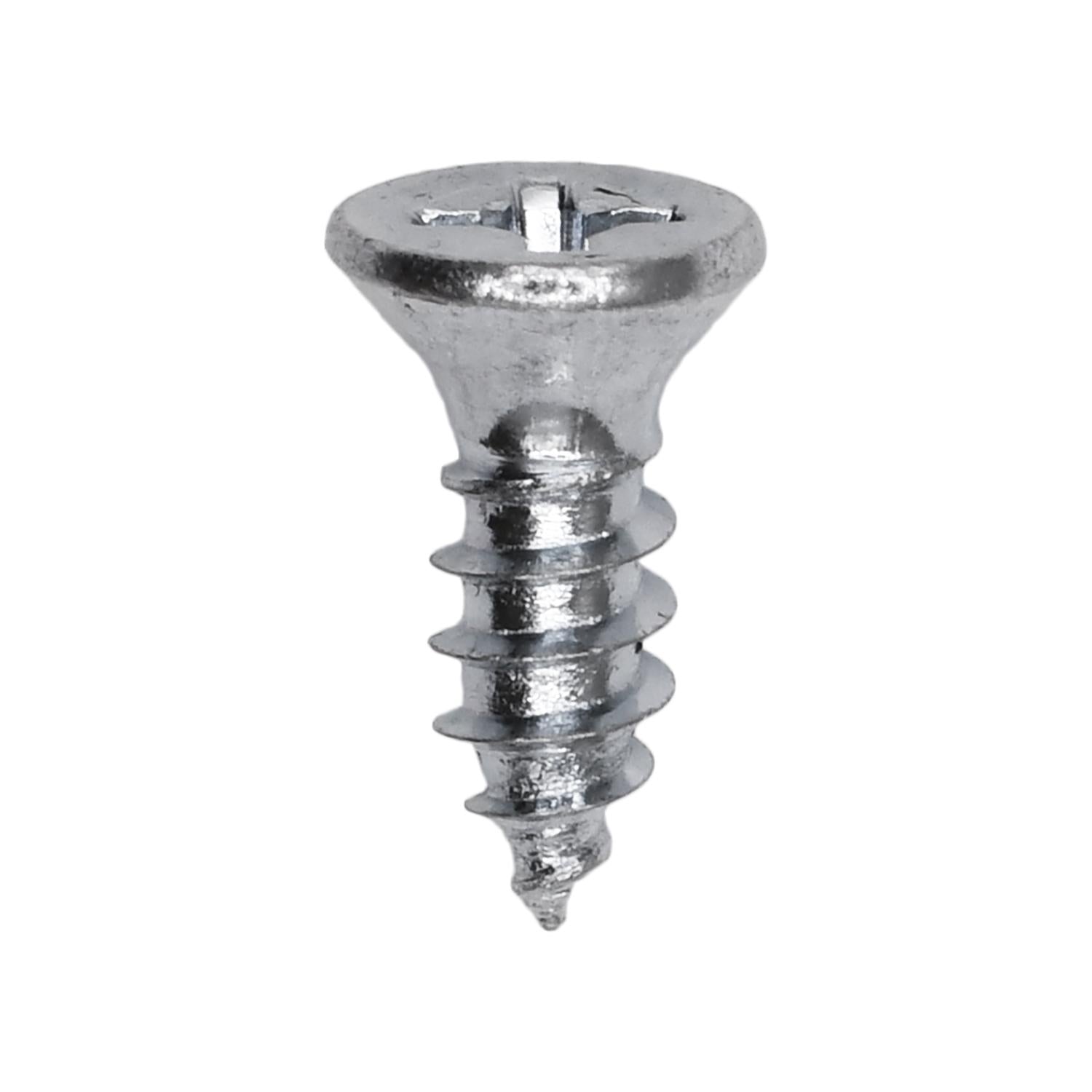 8 x 1/2" Phillips Flat Head Tapping Screw Zinc Ab