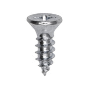 8 x 1/2" Phillips Flat Head Tapping Screw Zinc Ab