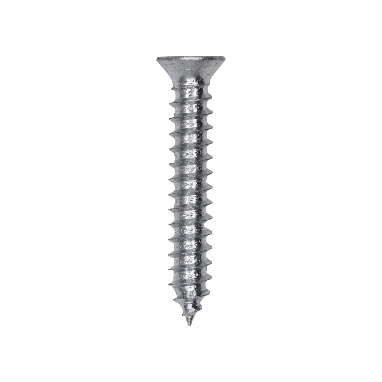 8 x 1" Phillips Flat Head Tapping Screw with #6 Head Ab