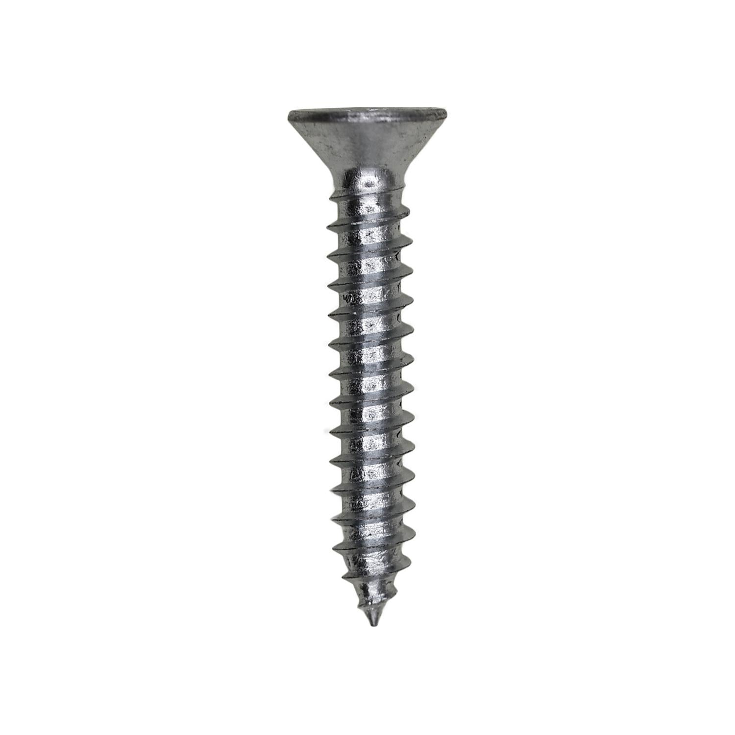 8 x 1" Phillips Flat Head Tapping Screw Zinc Ab