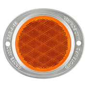 Reflector, Armored, Yellow, Dia 4 11/16 In
