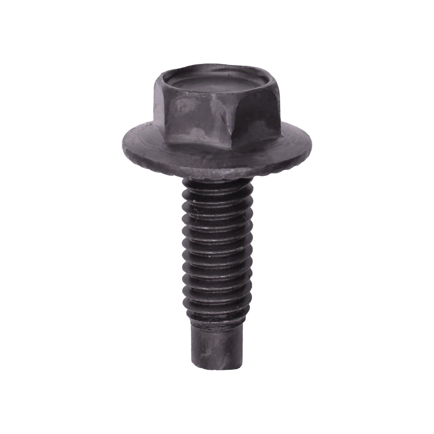 5/16"-18 x 1" Indented Hex Large Flange Washer Head Dog Point