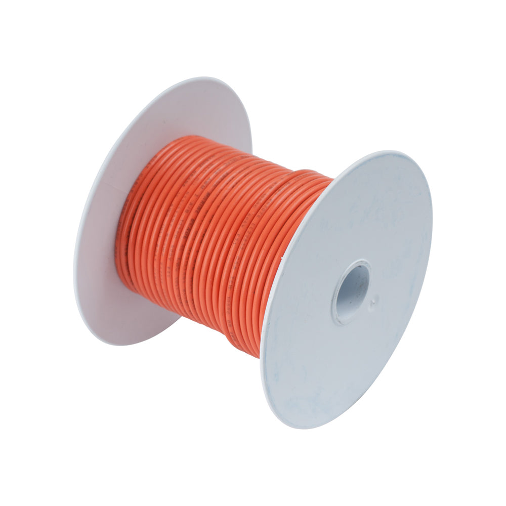 Orange 14AWG Tinned Copper Wire - 100'