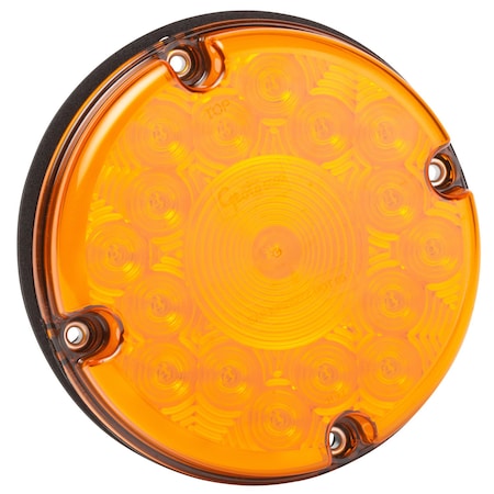 Turn Lamp,LED, 7 In,Yellow