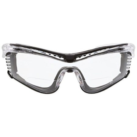 Checklite(R) CL5 Bifocal Safety Glasses, Clear Wraparound Frame, 2.5 Diopter, Clear Lens, Universal