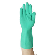 AlphaTec(R) Solvex Chemical Resistant Gloves, Nitrile, 13 in L, 11 mil, Green, 8, 1 PR