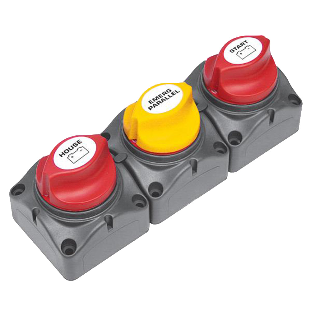 Battery Distribution Cluster f/Single Engine w/Two Dedicated Battery Banks - Horizontal Mounting