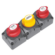 Battery Distribution Cluster f/Single Engine w/Two Dedicated Battery Banks - Horizontal Mounting