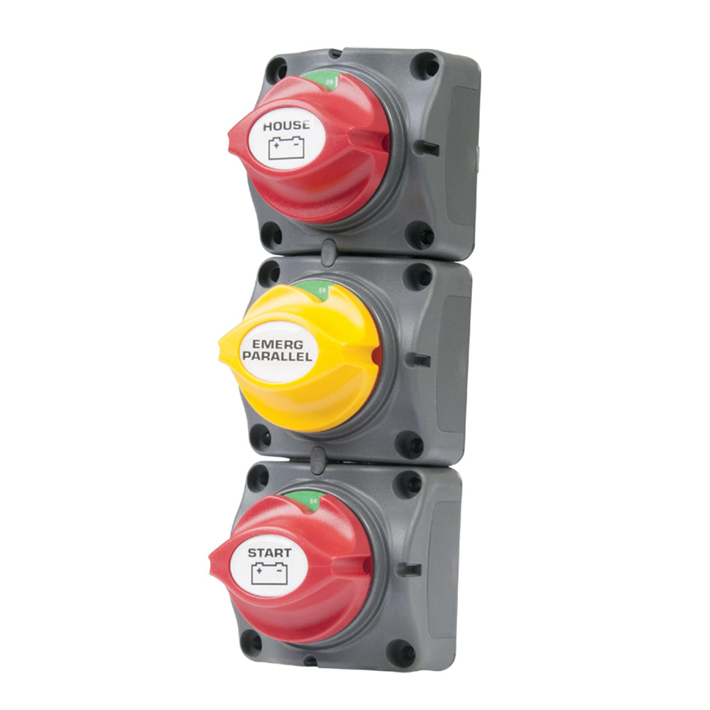 Battery Distribution Cluster f/Single Engine w/Two Dedicated Battery Banks - Vertical Mount