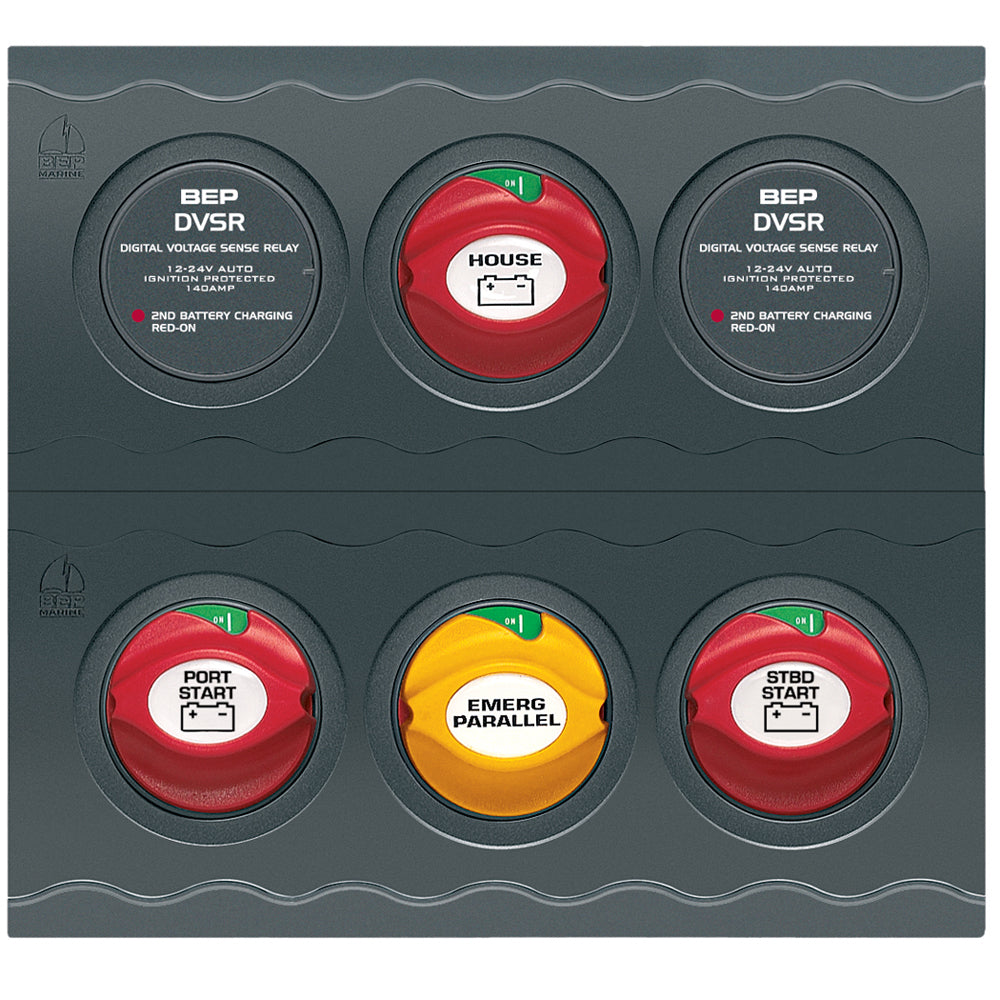 Battery Management Contour Connect Panel f/Twin Engines w/VSR's